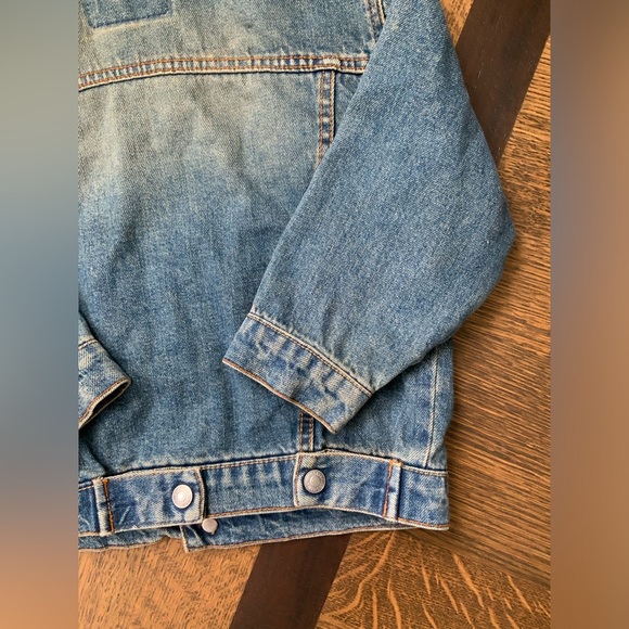 LEVI’S Trucker Denim Classic Snap Jacket Medium Wash Toddler Size 4T EUC - Picture 12 of 16